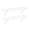 HAUSHOF 4ft x 12in Closet Shelves 2-Pack by HAUSHOF