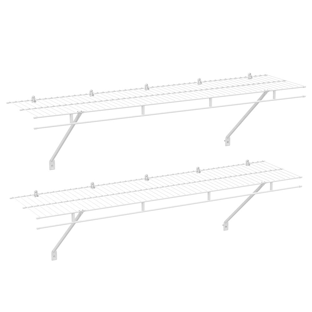 HAUSHOF 4ft x 12in Closet Shelves 2-Pack by HAUSHOF