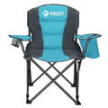 450lbs Oversized Folding Camp Chair Portable Outdoor Chair Cooler Bag
