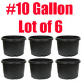 #10 Trade Gallon Round Nursery Pots Plastic Dirt Grow Container