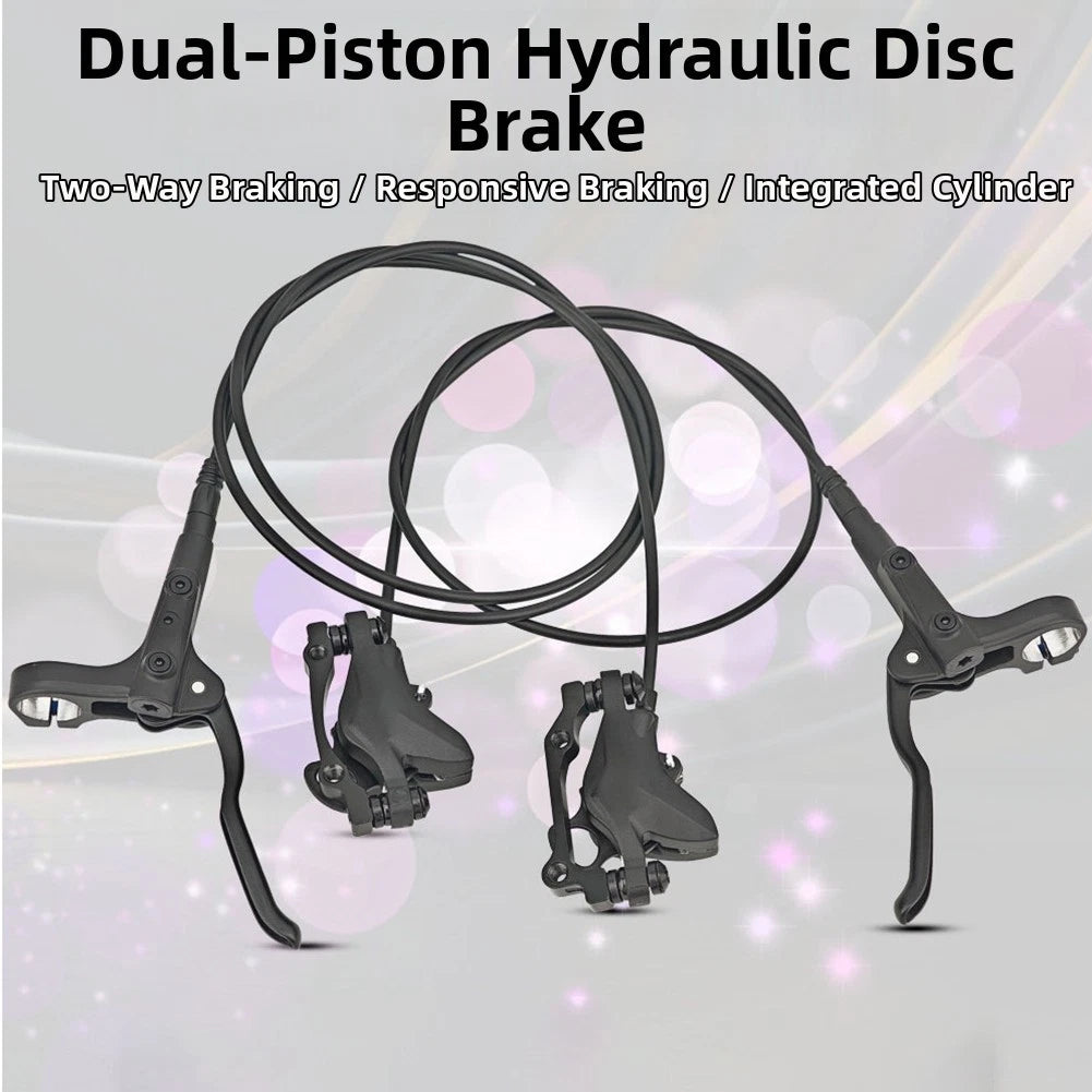 Mountain Bicycle Hydraulic Disc Brake Double Piston Front And Rear