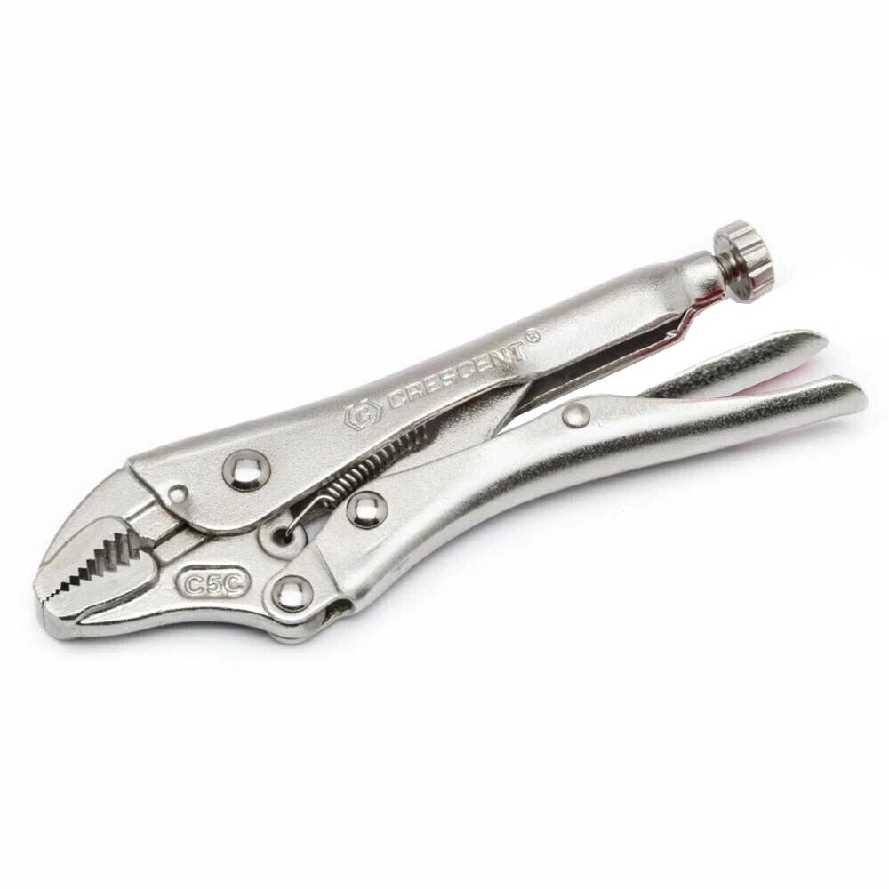 Crescent Locking Pliers Cr-mo Vice Grip Lock Curve Jaw Option:5, 7"