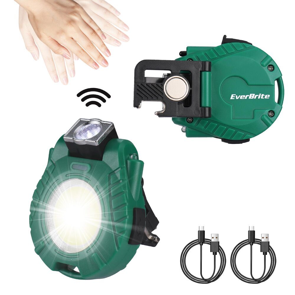 EverBrite 2-Pack COB Keychain Work Light by EverBrite