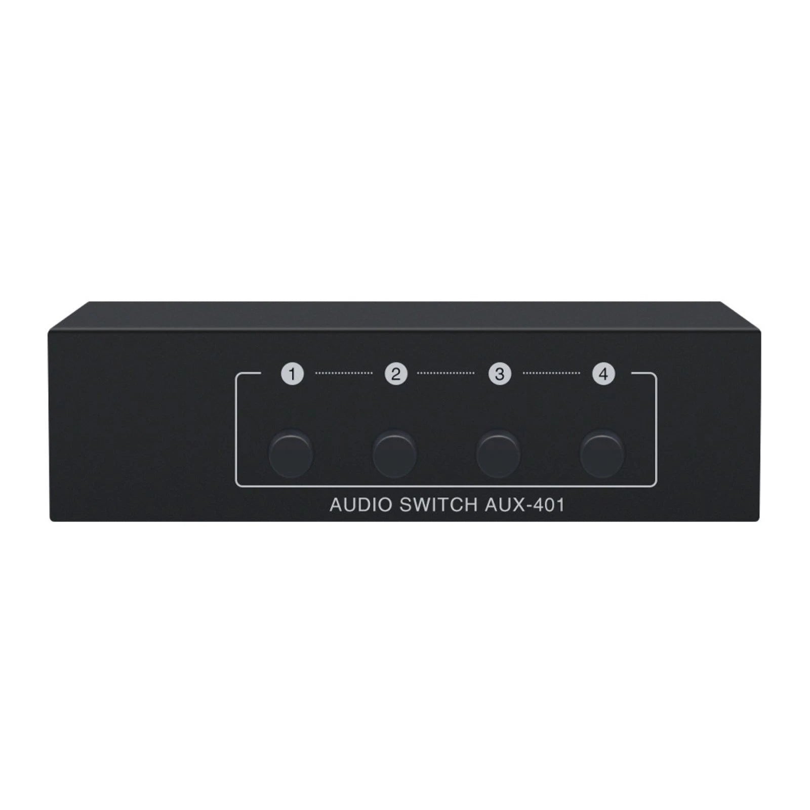 Aux-401 Bi-directional Stereo Audio Switcher 4 In 1 Out A/b Analog