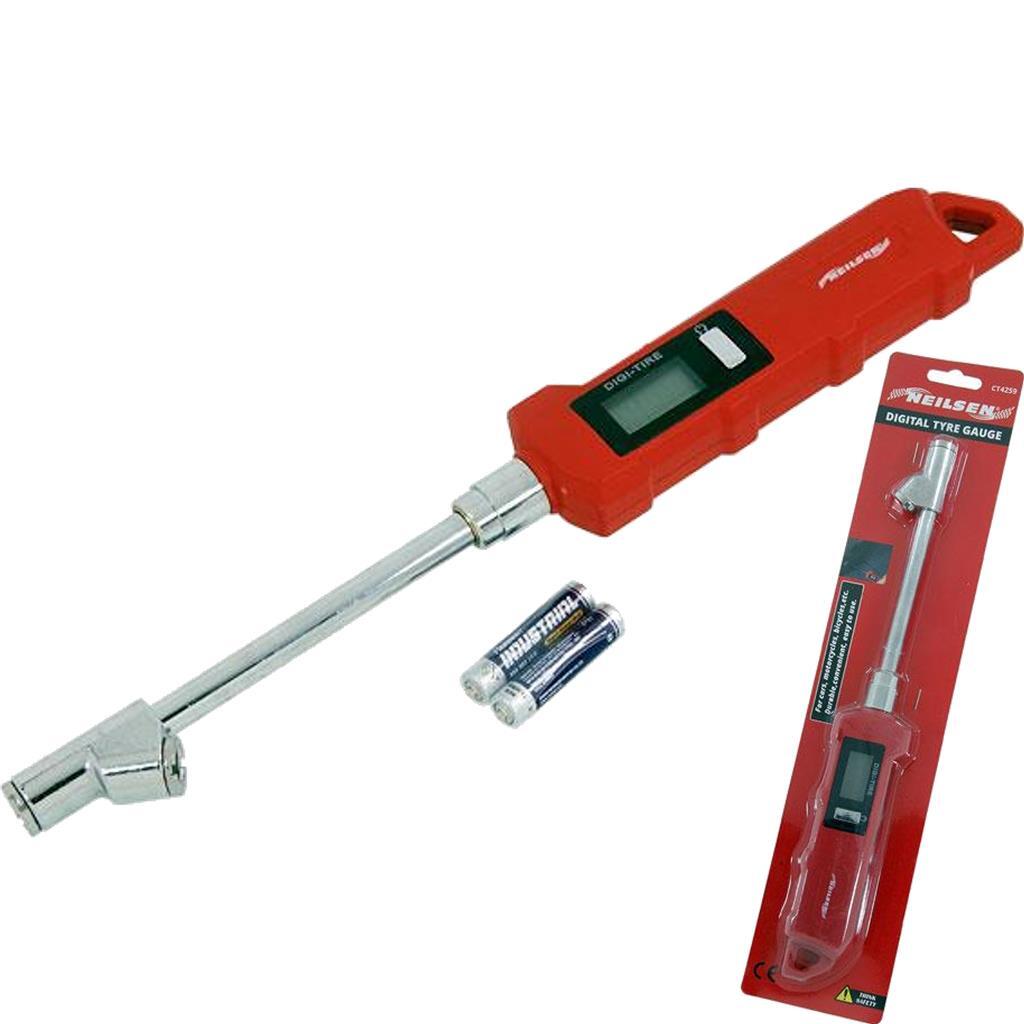 Neilsen 2 Way LCD Tyre Pressure Gauge