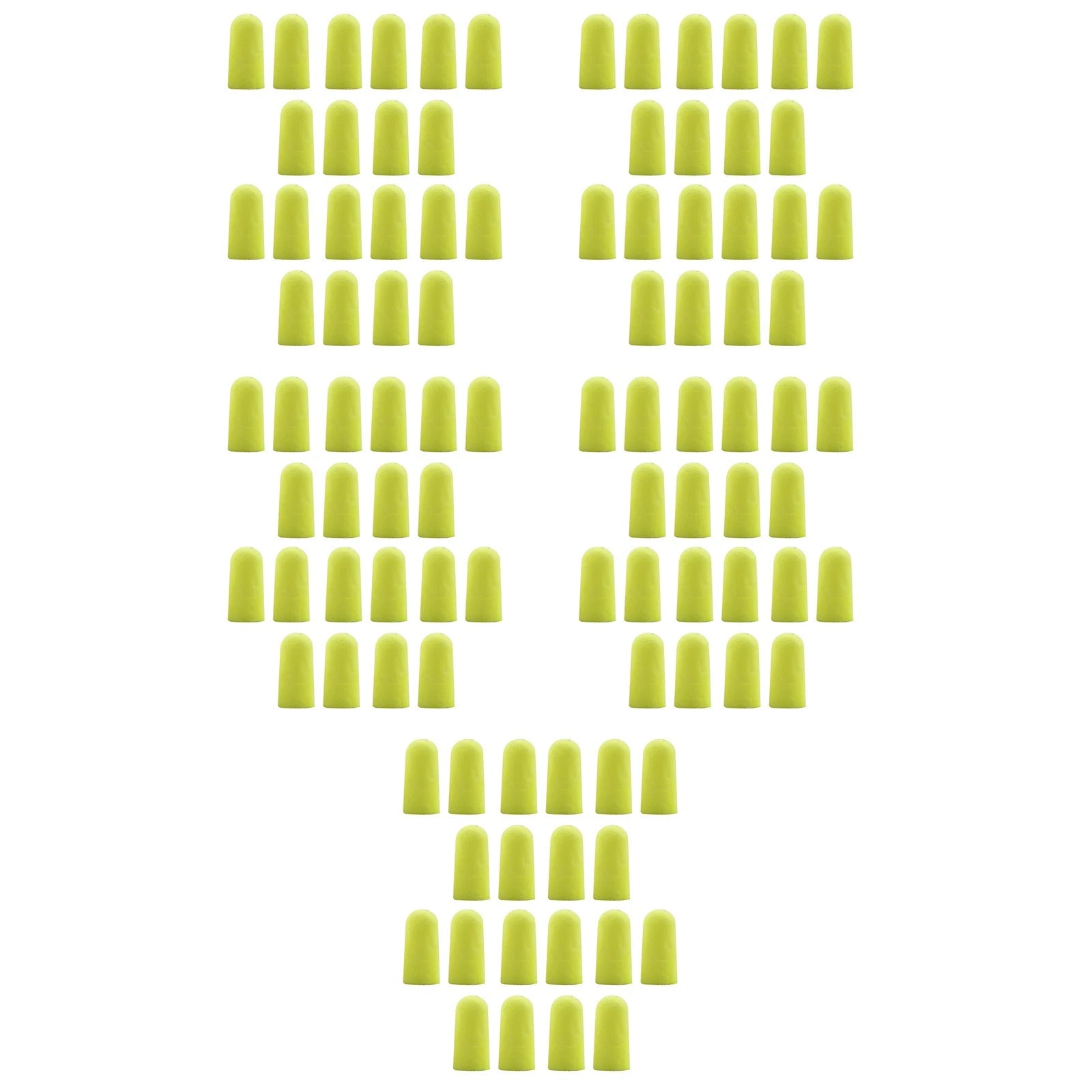 50 Pairs E-a-rsoft Yellow Neons 312-1250 Noise Reduction 33db