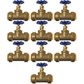 XFITTING 1" Push Fit Gate Valve 10 Pack