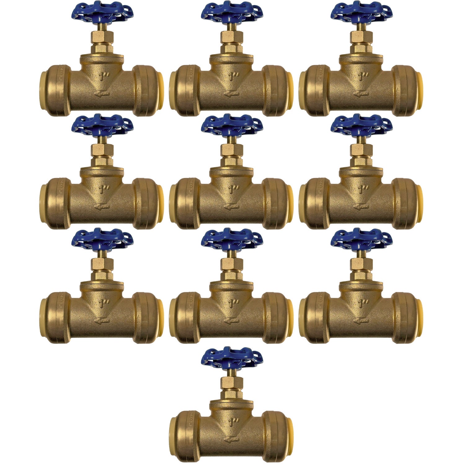 XFITTING 1" Push Fit Gate Valve 10 Pack