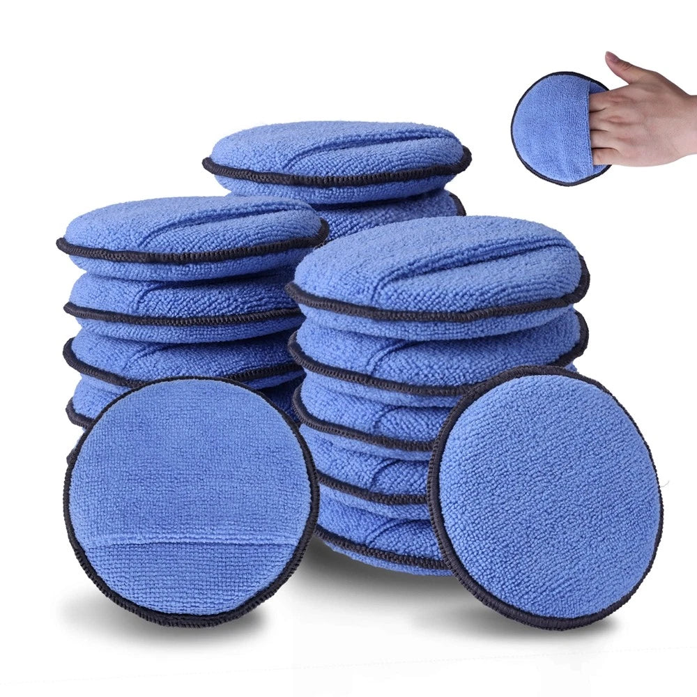 Workpro Car Wax Applicator Pad Detailing Polishing Pad Microfiber