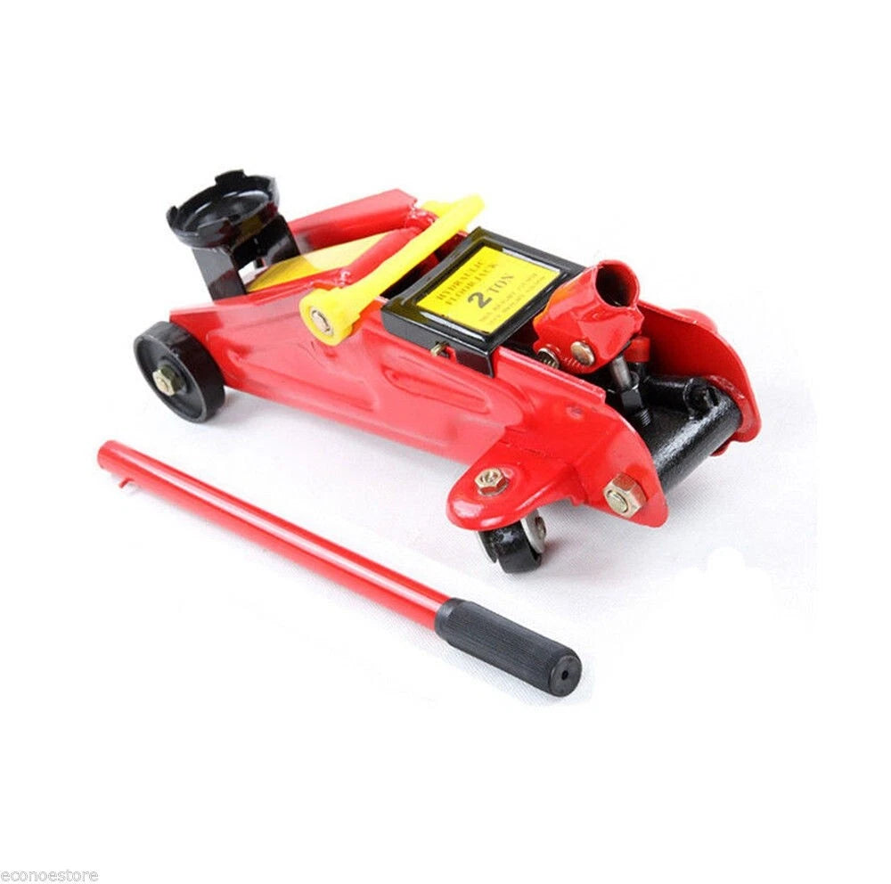 New 2 Ton Floor Jack Lift With Swivel Wheels & Blow Case