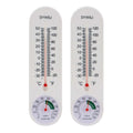 Wall Thermometer Indoor Outdoor Mount Garden Greenhouse Home Humidity