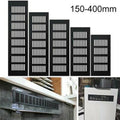 Black Alloy Rectangular Air Vent Grille Ventilation-co<wbr/>ver For