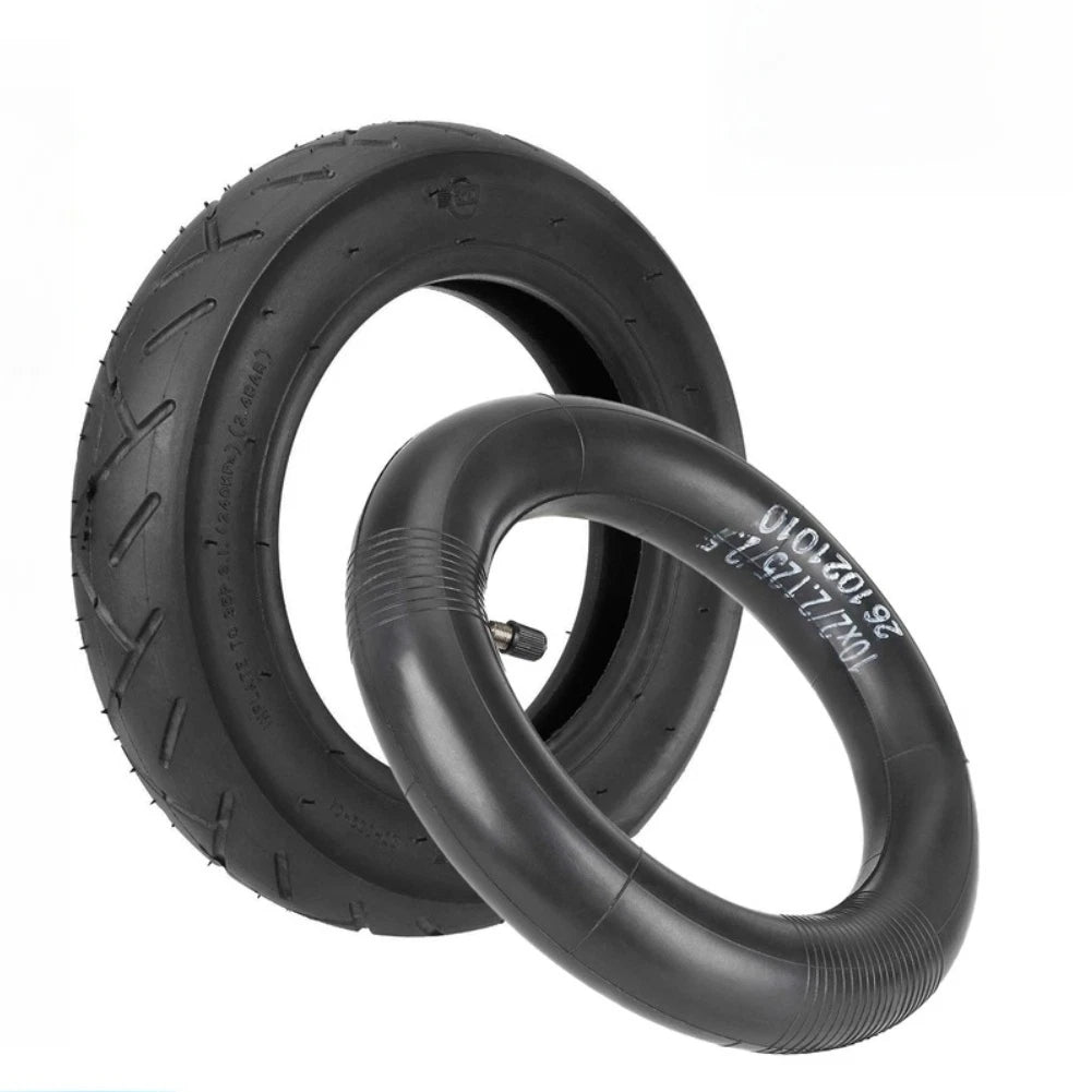 Reinforced Rubber Tire 10x2.125 Scooter Tire Precise Fit Hub For