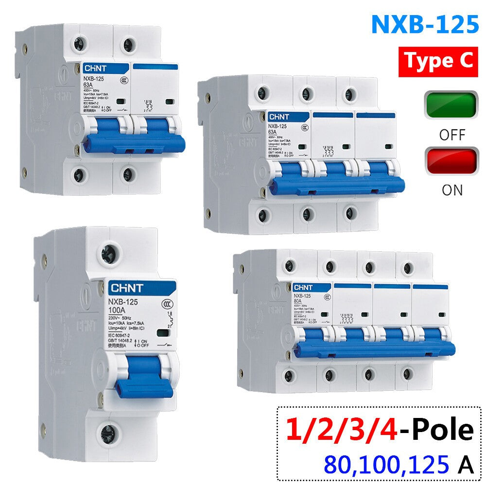 MCB Circuit Breaker 80A 100A 125A