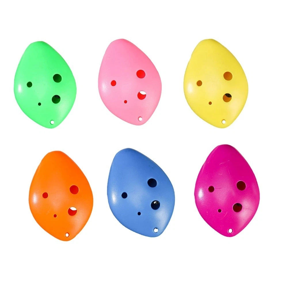 Colorful 6 Hole Ocarina Flute Soprano C Key Easy To Carry Great For