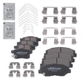 8x Front Rear Ceramic Brake Pads Kit for Honda Accord 2008 2009-2017