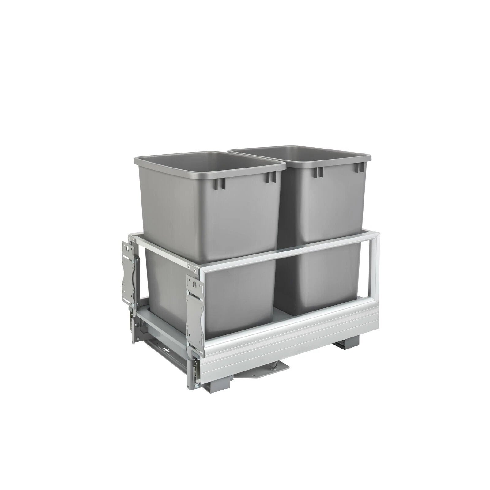 Rev A Shelf Double Bin Pull-out 15" Cabinet Trash Recycling Center