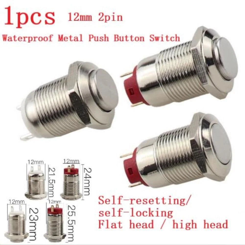 Button Switch Push Button Switch Anti-high Temperature Metal No Light