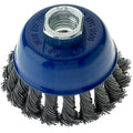 2" Crimped Wire Cup Brush Carbon Steel 1/4" Hex Shank