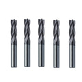 5PCS 1/8" Dia 1-3/4" 4FLUTE CARBIDE END MILL FOR ALL STEEL USA SELL