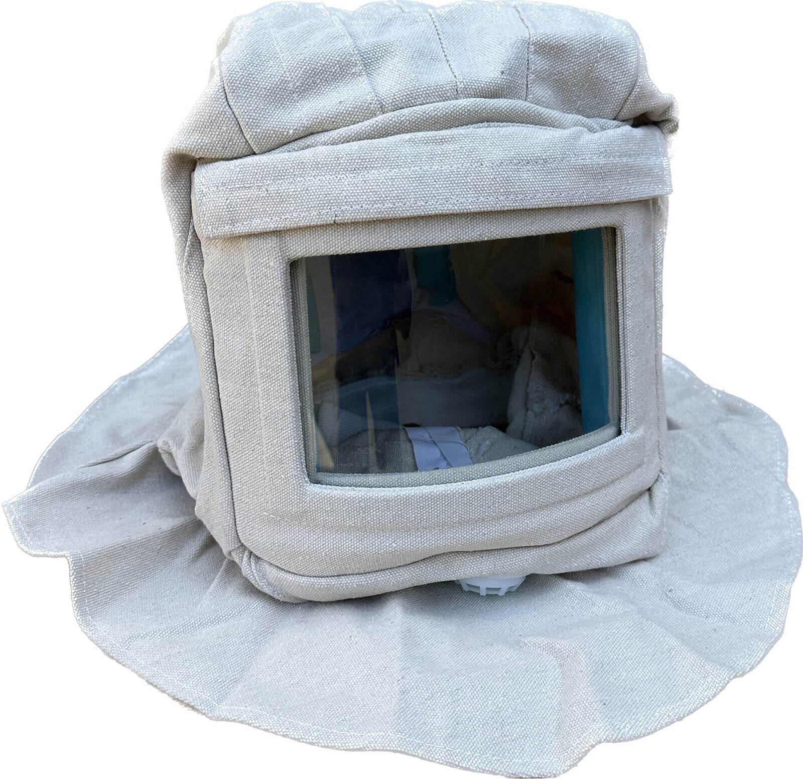Sand Blasting Hood Cap Shawl Sandblaster Full Protective Gear Anti Dust Wind