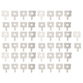Superior Quality 50 Pack U-Shaped Nickel Sheets for 4S Battery ReplacementOpens 