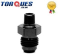 An -8 (an8 an 08) to 1/8" Npt Straight Adapter Black
