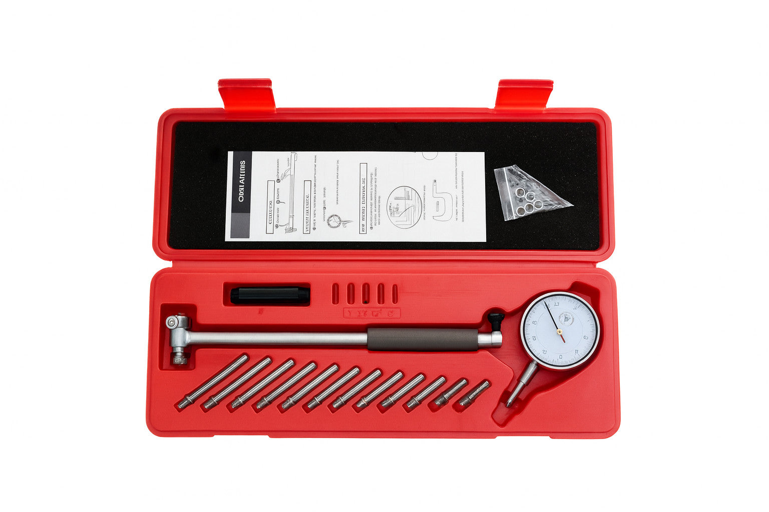 Dial Indicator Bore Depth Gauge 2" - 6" (0.001") Cylinder Measurement