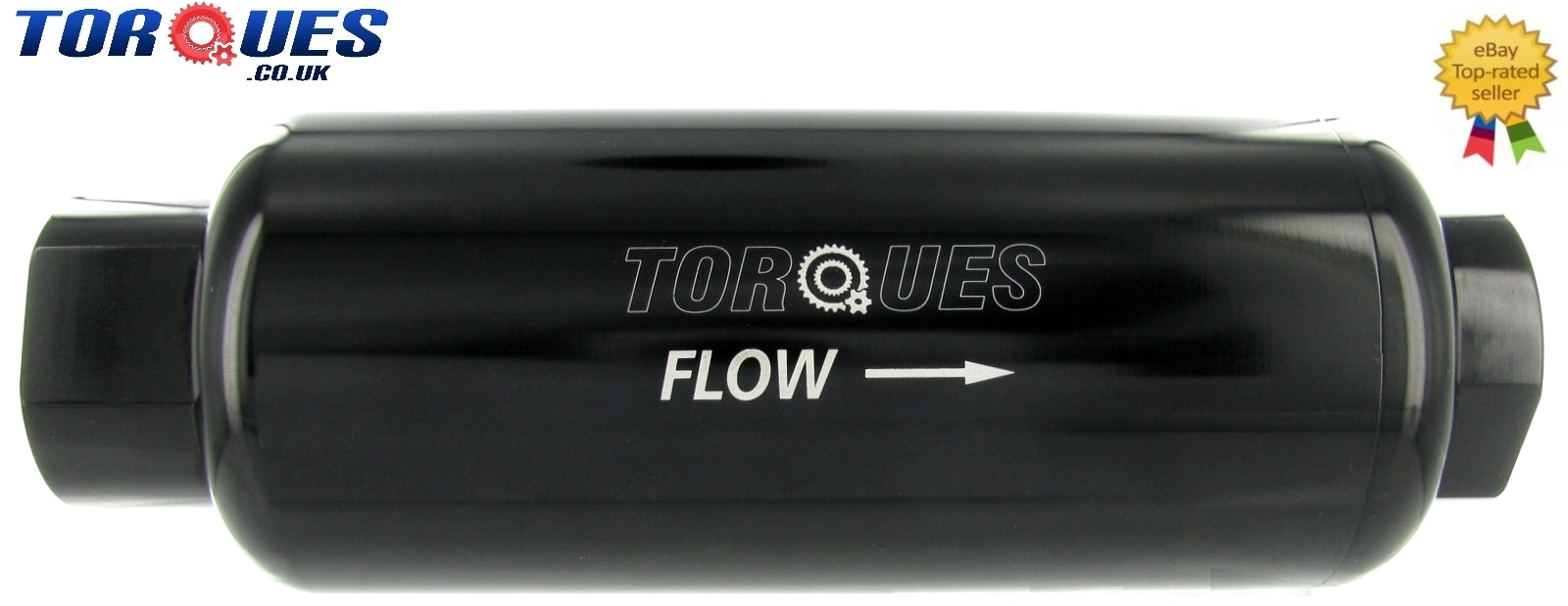 AN -12 (AN12 JIC -12 ORB-12) Black Anodised Billet Fuel Filter 30