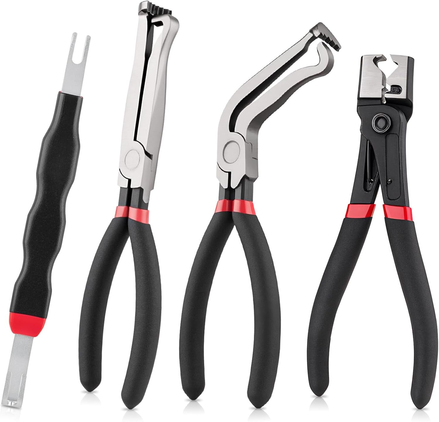 4PC Electrical Disconnect Pliers Kit for Connector Removal