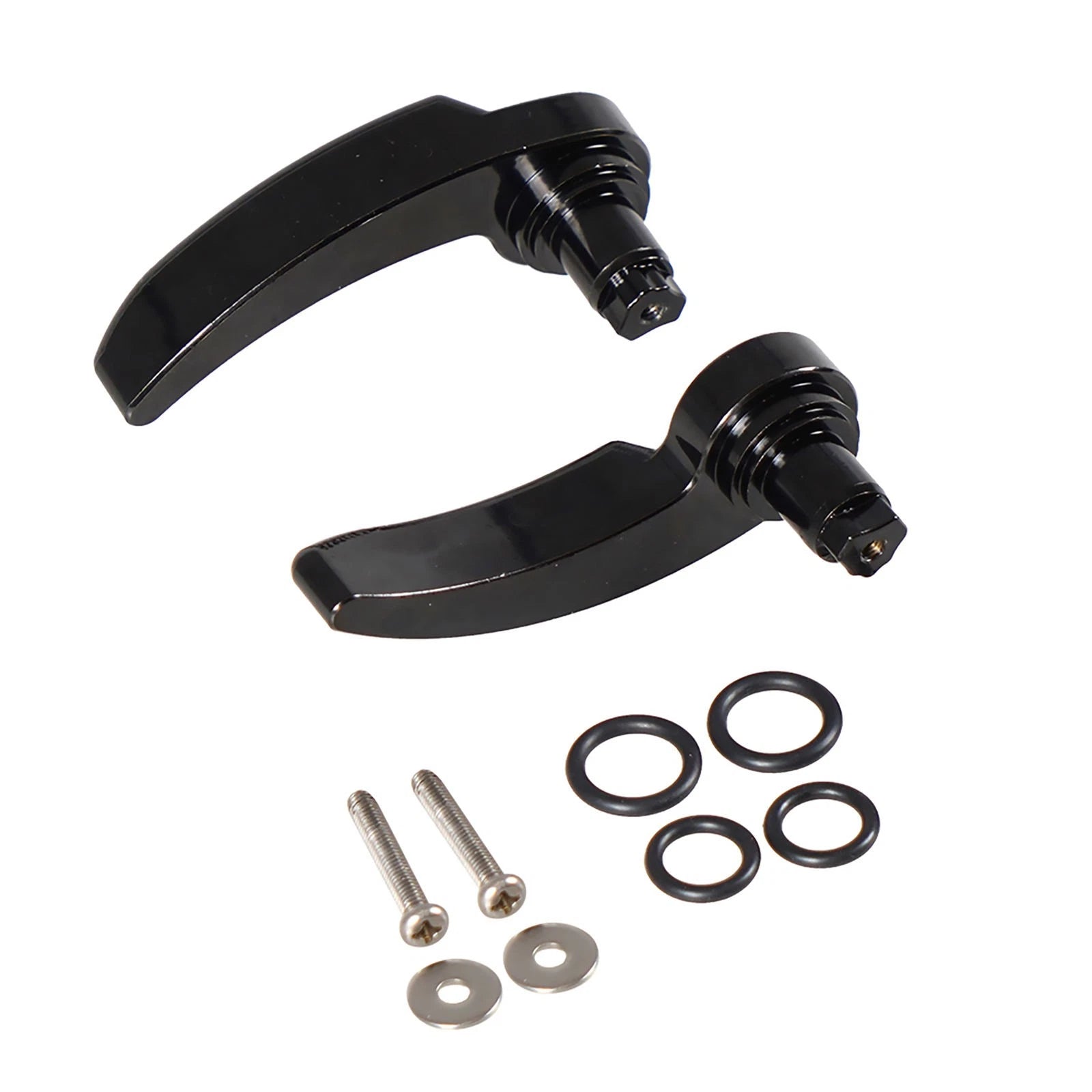 Motorcycle Saddlebag Latch Lever Lid Lifter Black For Cvo Limited