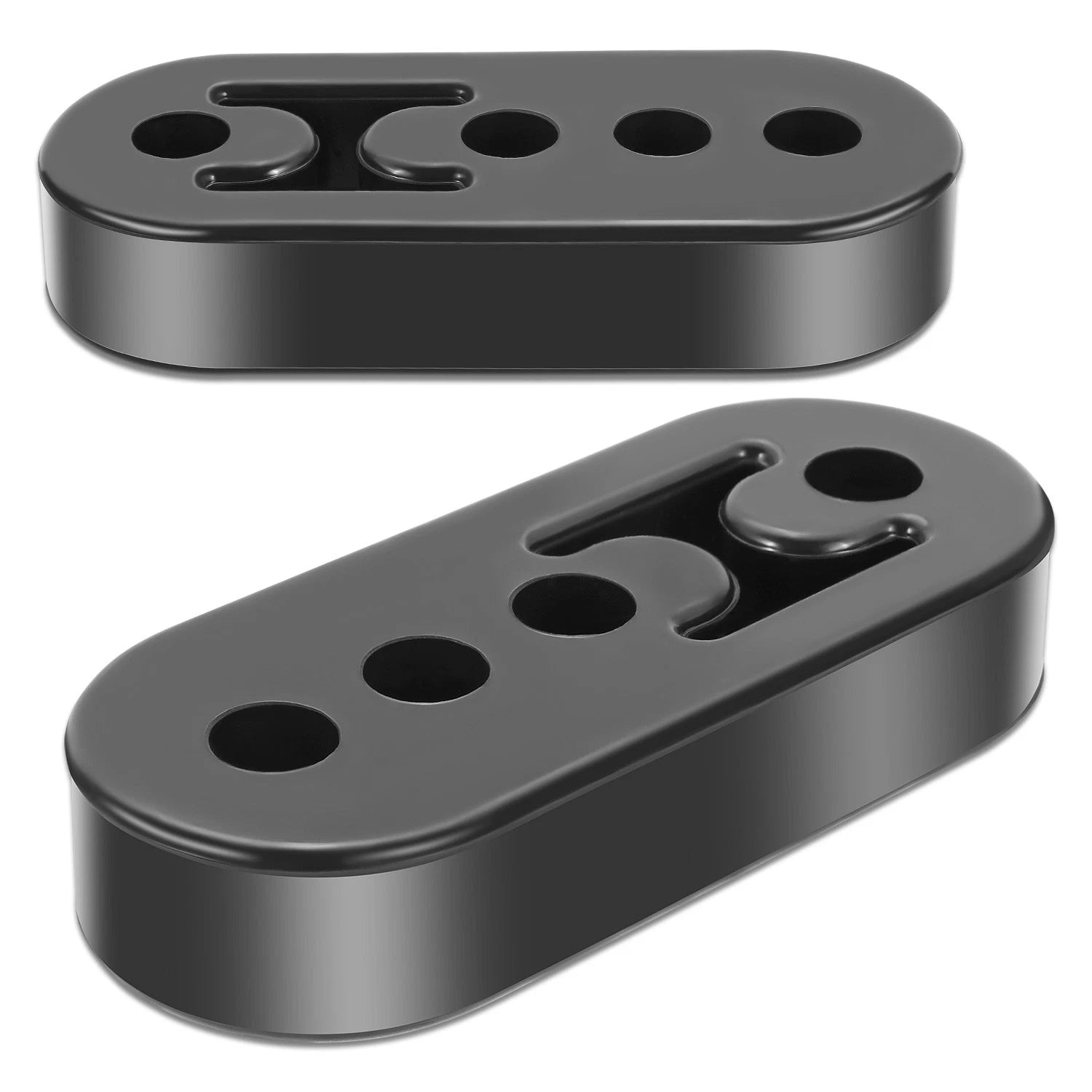 Exhaust Pipe 4 Holes Rubber Insulator Mount Bracket Hanger Grommet