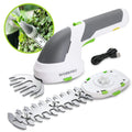 WORKPRO Cordless Grass Shear &amp; Shrubbery Trimmer 7.2V Handheld Hedge Trimmer USA