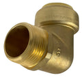 XFITTING 1" Push Fit x 1" Male NPT Elbow