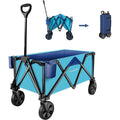 Haushof Heavy Duty Folding Collapsible Wagon Utility Wagon Load