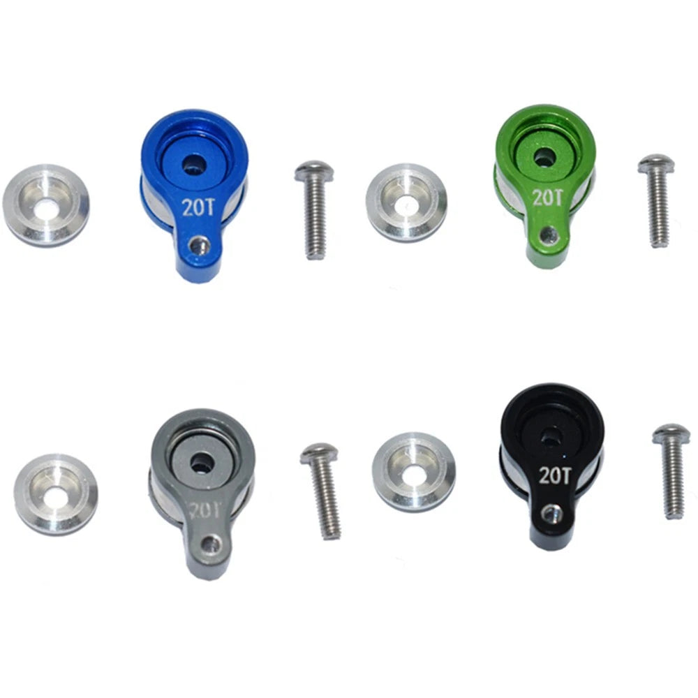 4 Colors Metal 20t Steering Gear Arm For Losi 1/18 Mini-t 2.0 2wd