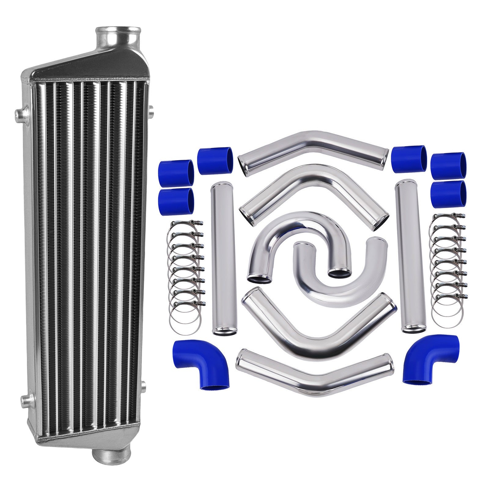 ListingUniversal Turbo Intercooler 27" x 7" x 2.5" + 2.5" 64mm