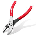 ARROW 8-inch Slip Joint Plier Carbon Steel Thick Dip-Grip Handle