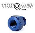 An -3 (an3 an 03) Female to M10x1.0 Male Gauge Take Off Adapter