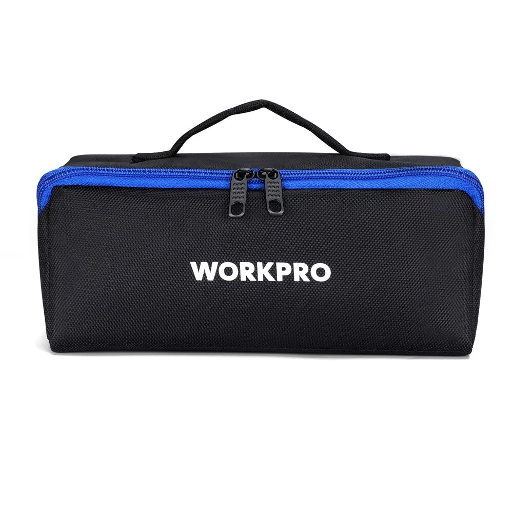 WORKPRO 10" Heavy Duty Tool Bag Wide Mouth Utility Tool Bag Tool Storage Bag USA