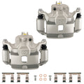 Front Disc Brake Calipers Set w/Bracket for Nissan Sentra 2007-2019