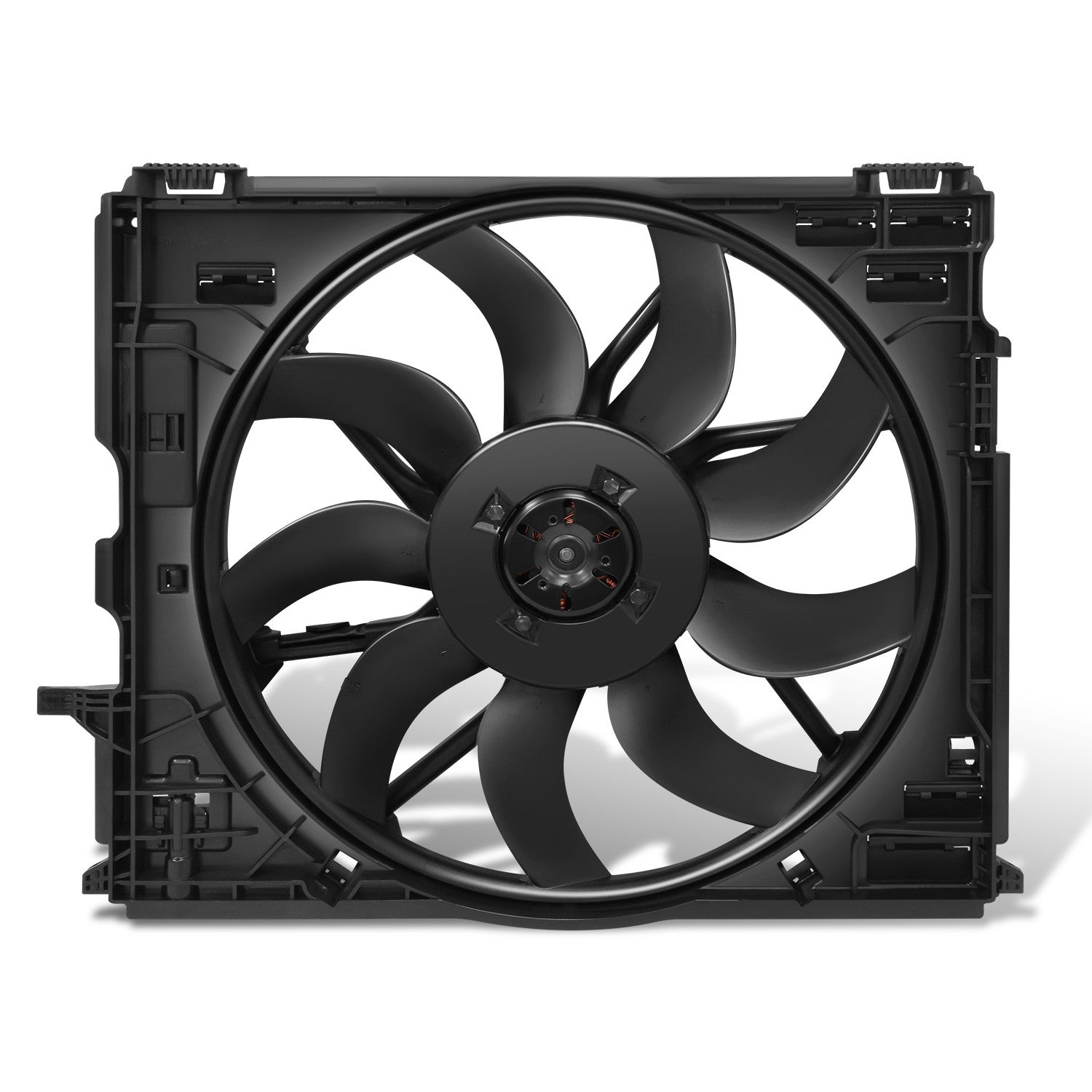 Fit 15-21 Bmw M2 M3 M4 Black Polyamide Engine Cooling Radiator Fan