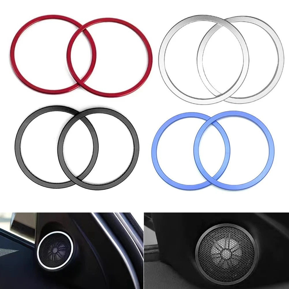 Audio Speaker Cover Trim For Range Evoque Convertible Ember Edition