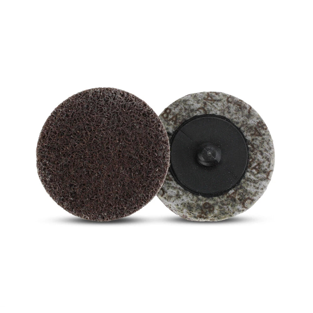 5 Pack - 2" Inch Unitized Quick Change Discs 8AC A/O Coarse Deburr Type R Roloc