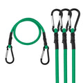 WORKPRO 24" Bungee Cord 4PC Superior Rubber Heavy Duty Strap Strong