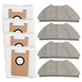 Effective Cleaning Solution Mop Cloths & Dust Bags For Airrobo Vacuums