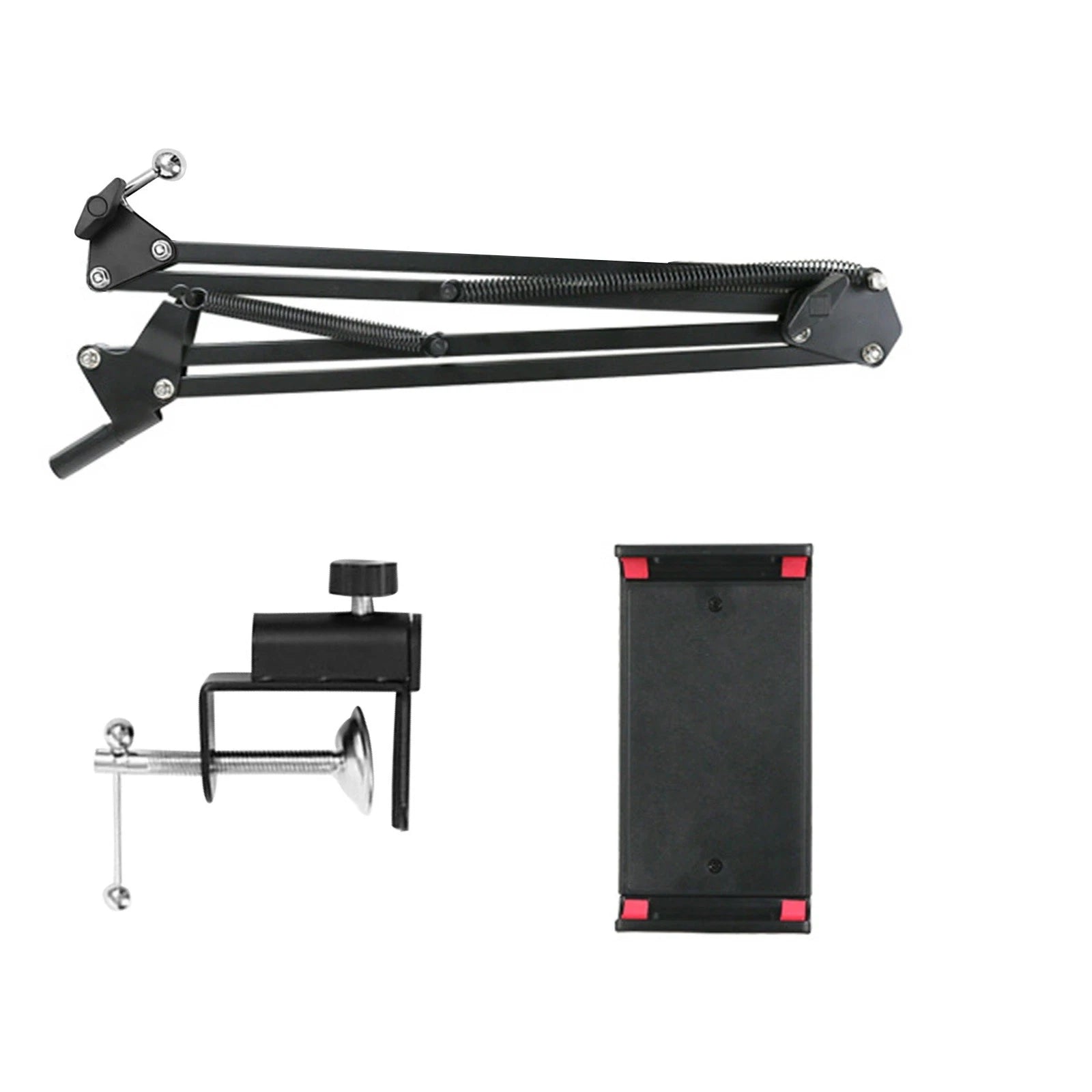 4.72-7 Inch Lazy Bed Phone Holder Folding Long Arm Tablet Stand 360