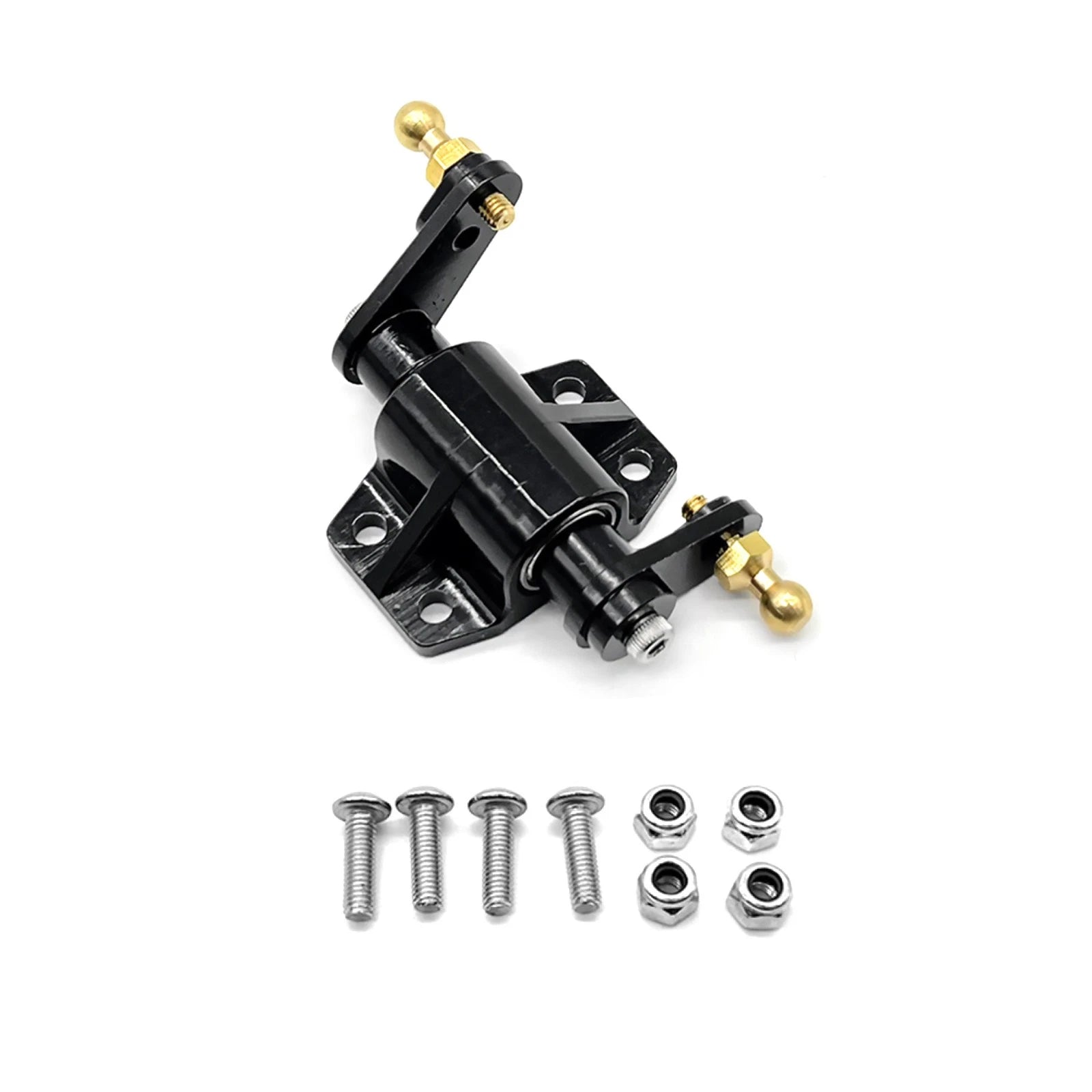 Aluminum Steering Gear Bearing Assembly Mount For Tamiya 1/14 Rc