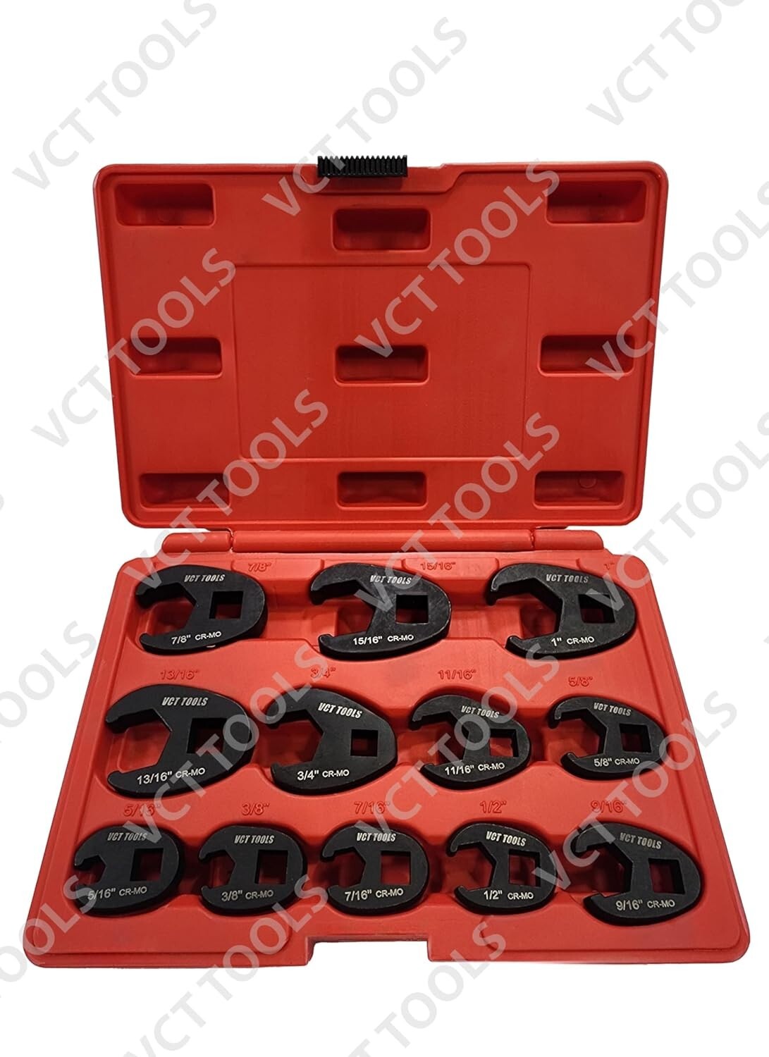 Crowfoot Flare Nut Wrench Set - 12pc