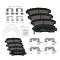 Front Rear L&R Disc Brake Pads Kit for Honda Odyssey 2011 2012 2013